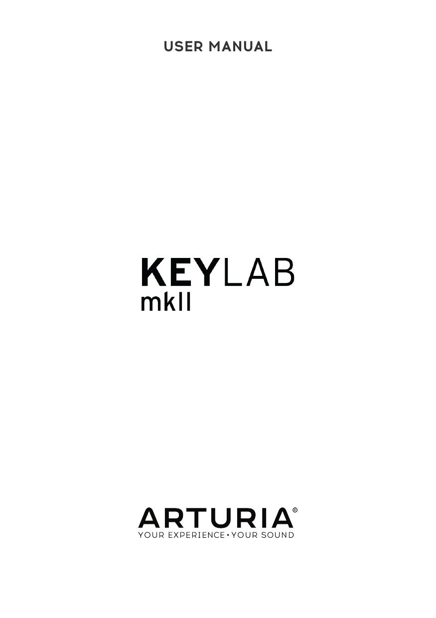 User Manual KeyLab MkII